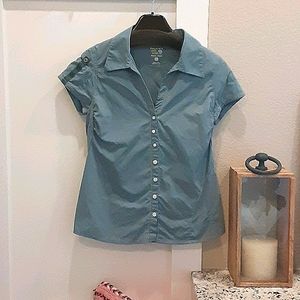 Mountain Hard Wear Green Button Down Shirt